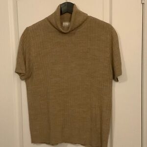 Women’s Turtleneck Tan Sweater